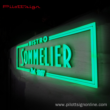 High Quality Advertising Acrylic LED Lighted neon Sign